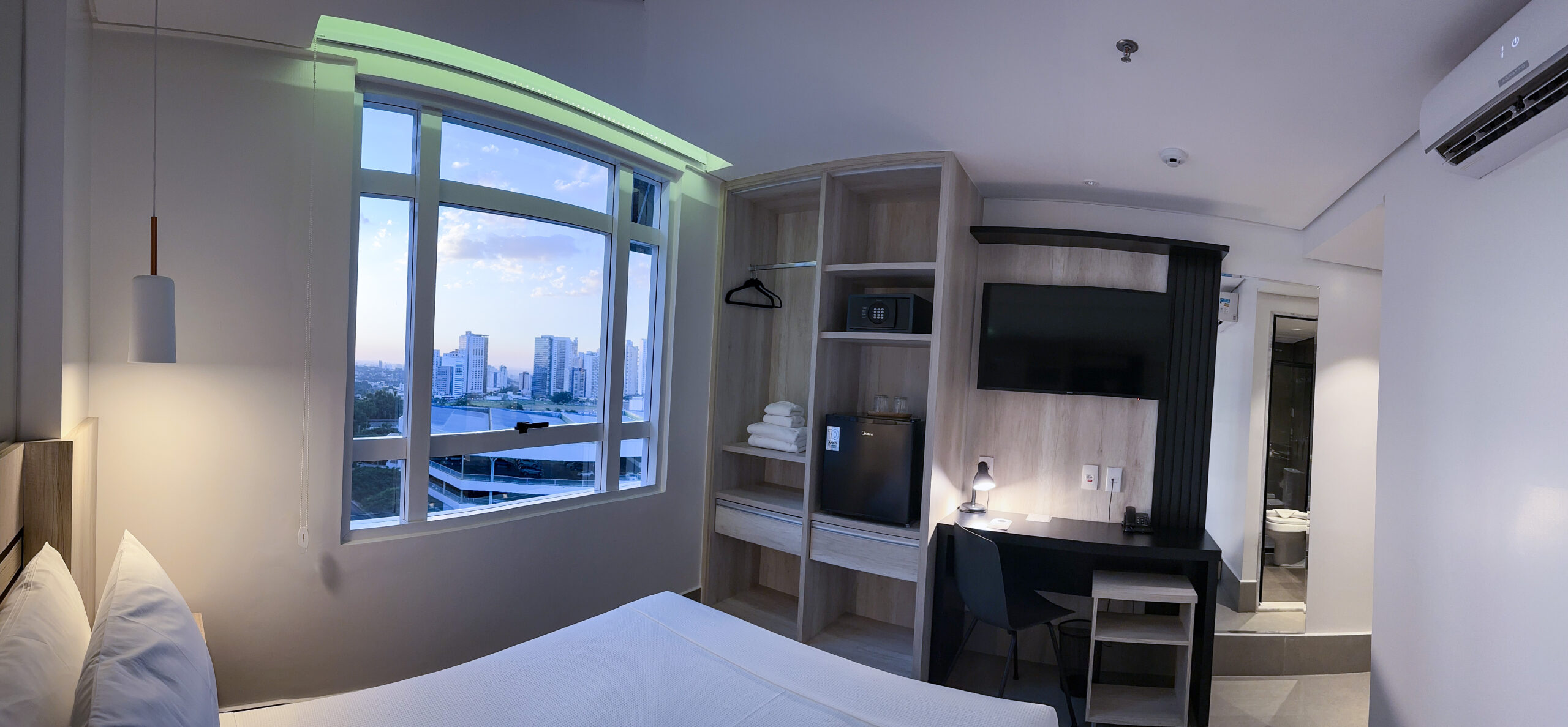 Quarto com vista para Goiânia no Black Inn Flamboyant